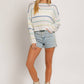 LONG SLEEVE STRIPE SWEATER