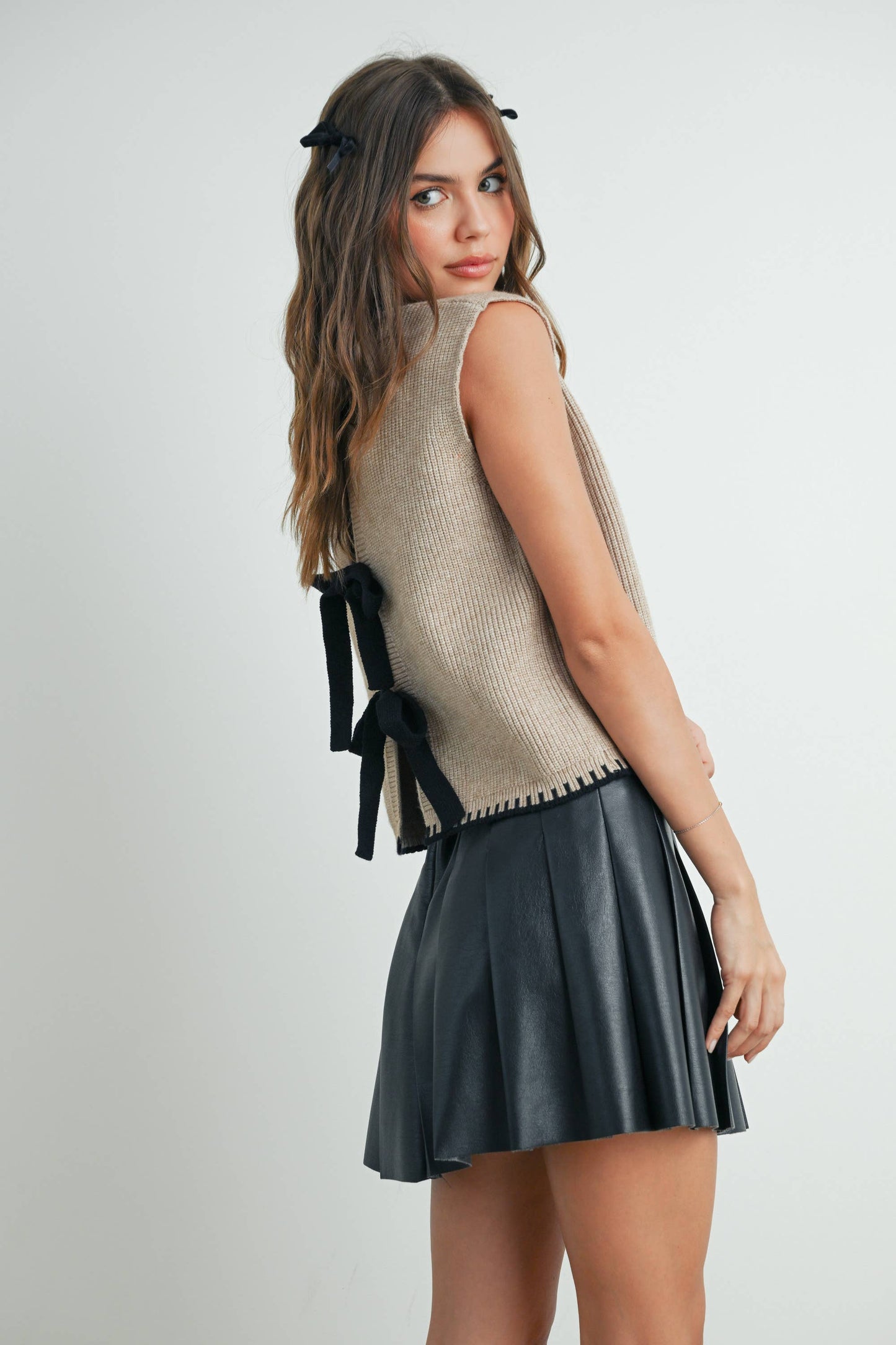 Ribbed Sweater Vest