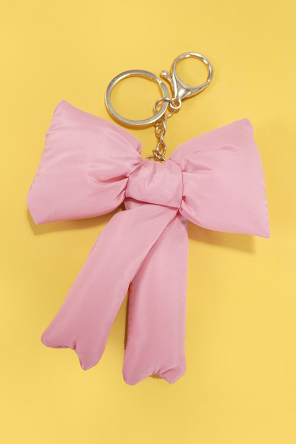 Pink Bow Knot Keychain