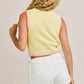 SLEEVELESS SWEATER