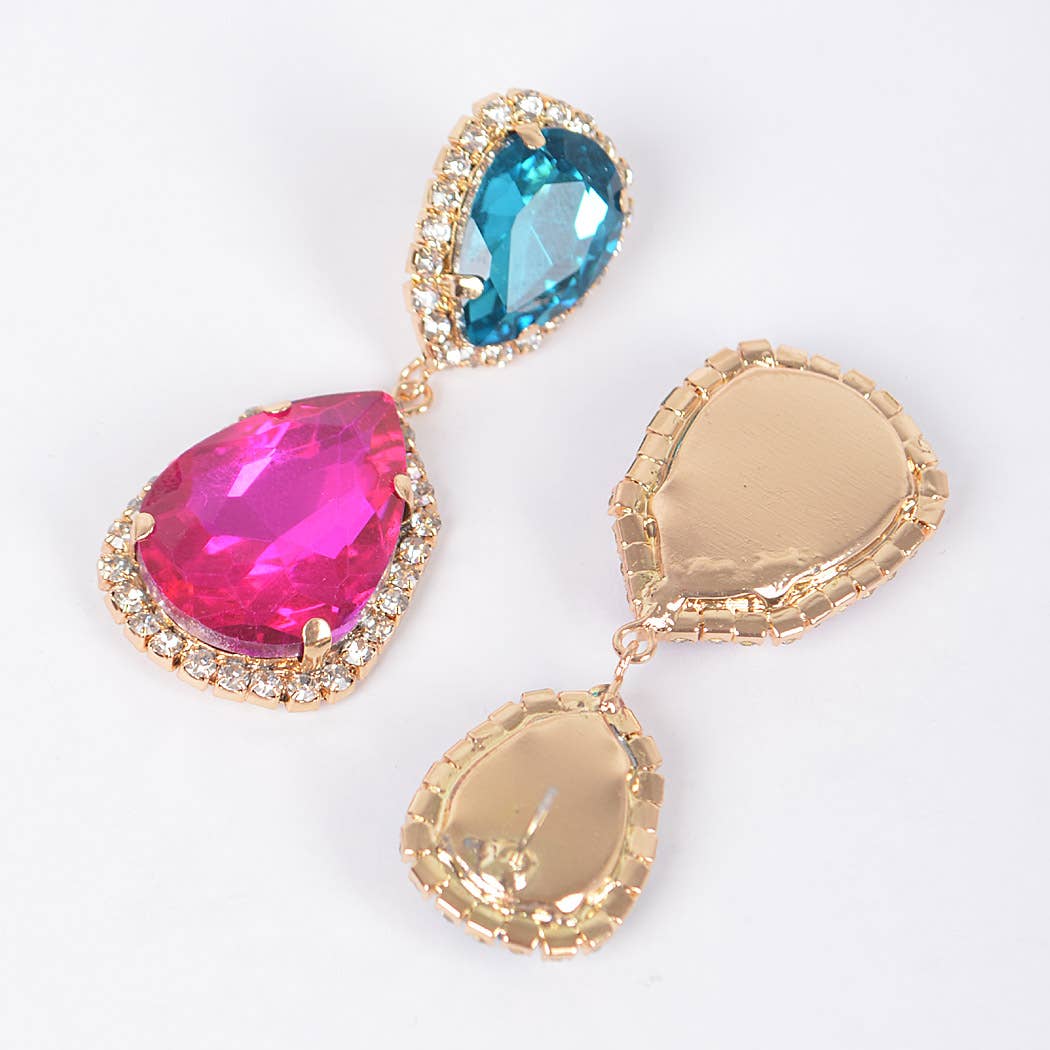 Multi Color Stone Earring