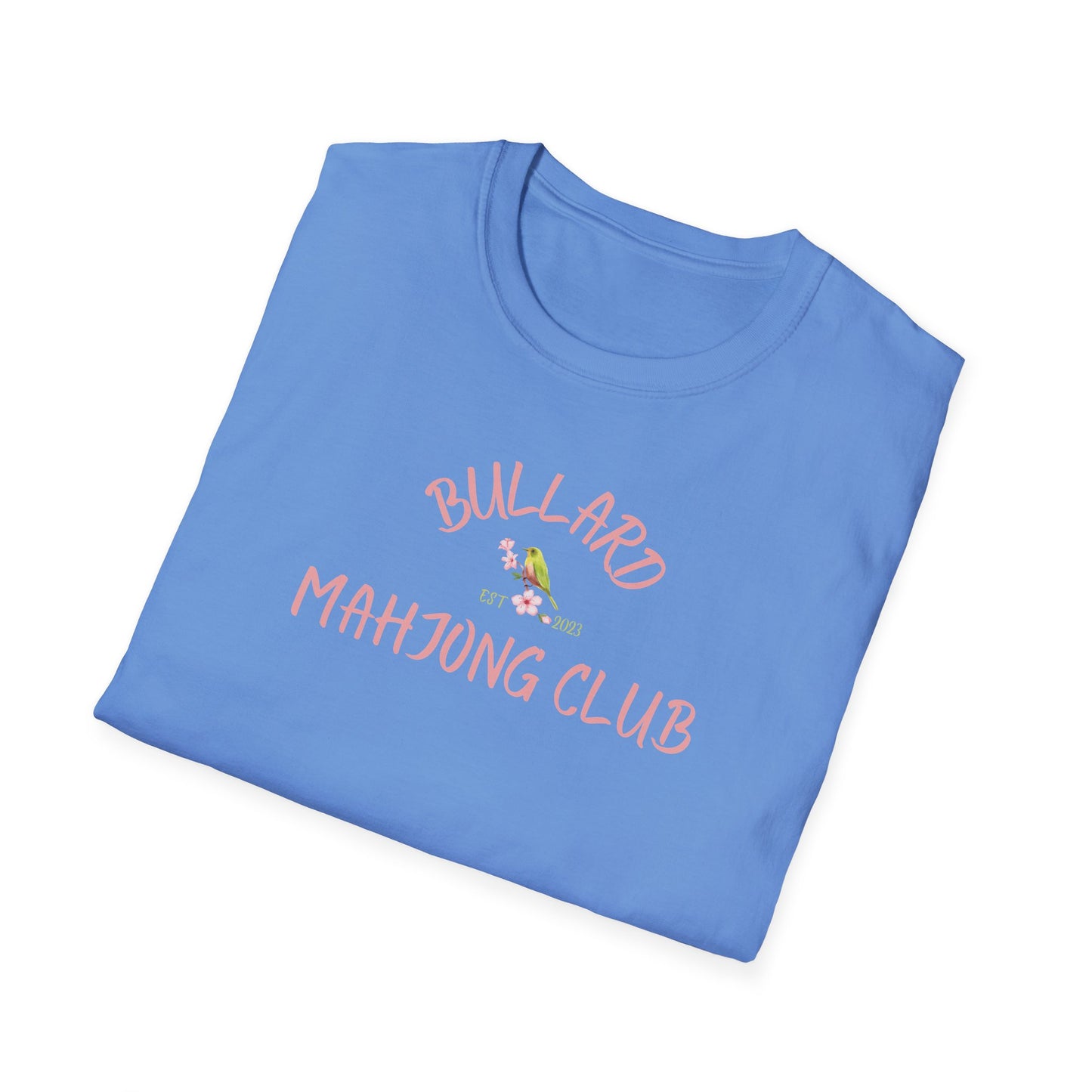 Bullard Mahjong Club Unisex Softstyle T-Shirt - Casual Fun for Game Lovers