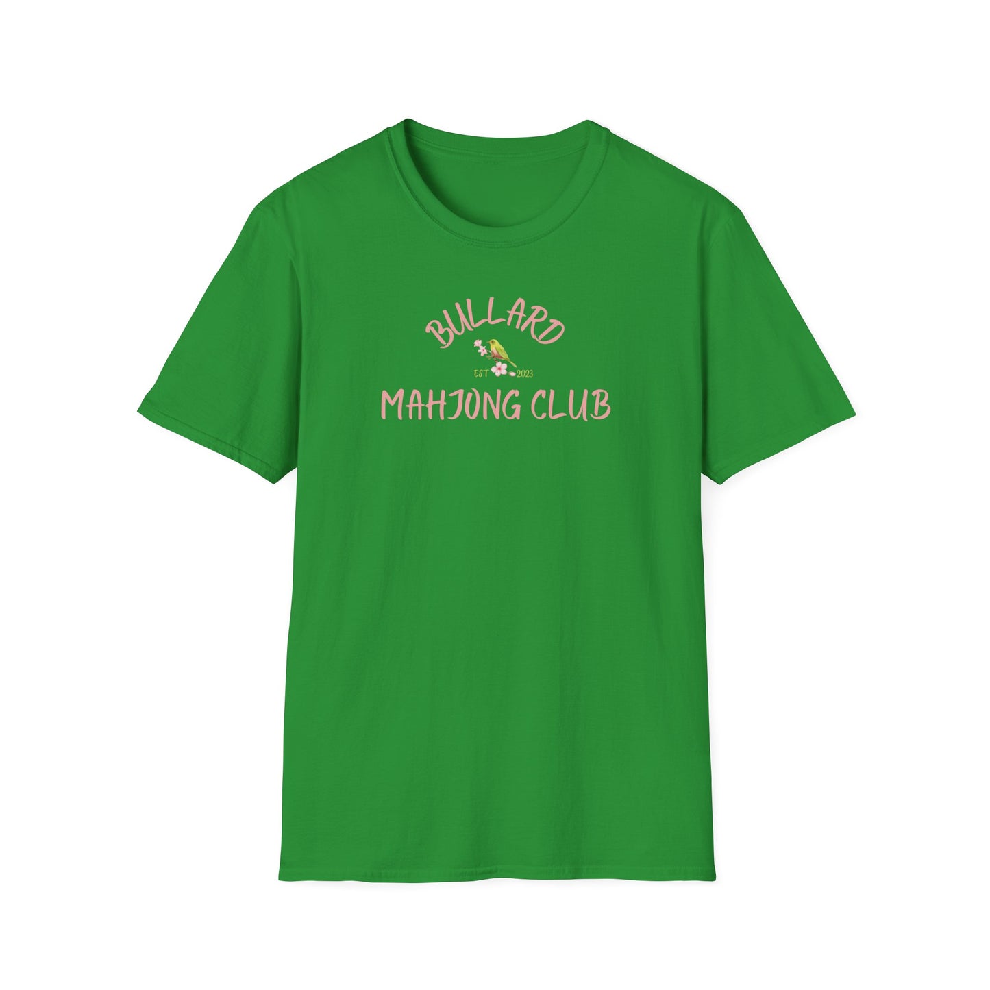 Bullard Mahjong Club Unisex Softstyle T-Shirt - Casual Fun for Game Lovers