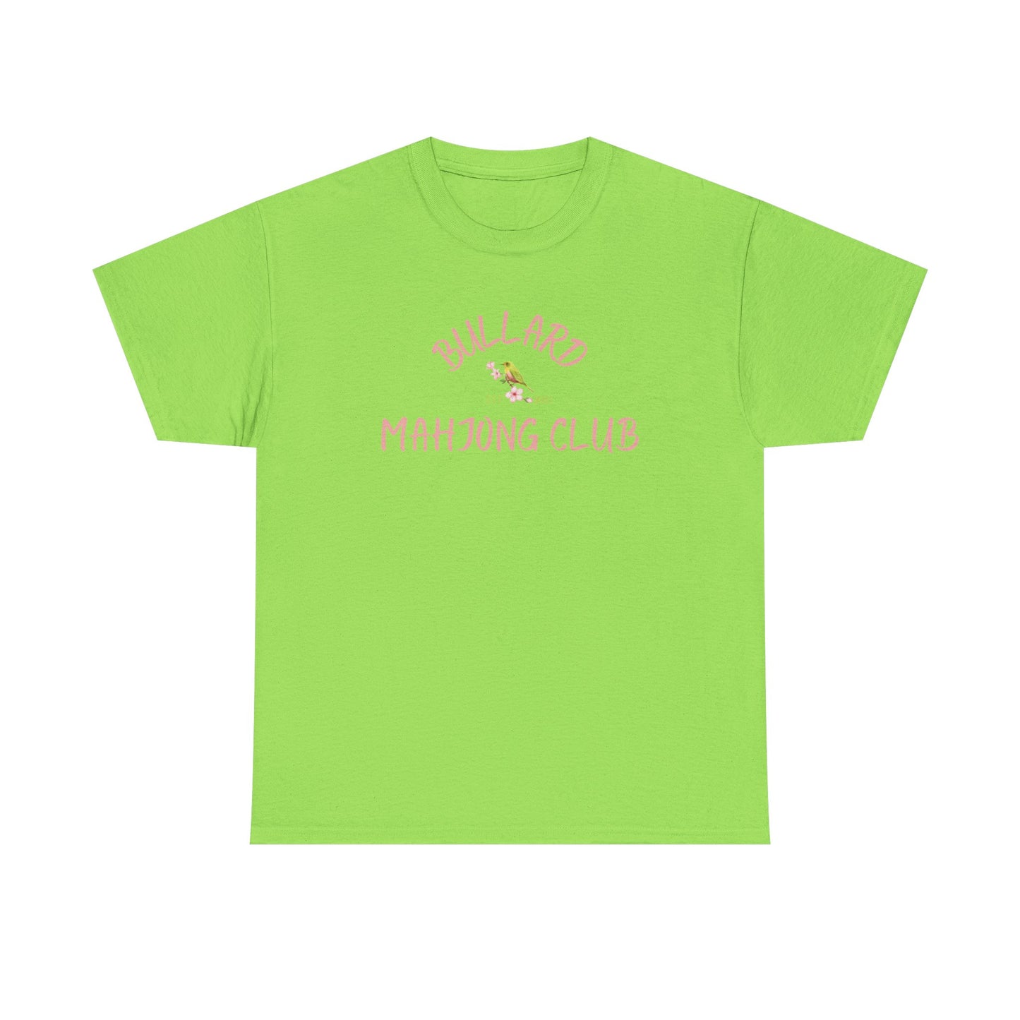 Bullard Mahjong Club Unisex Heavy Cotton Tee - Casual Gaming Shirt