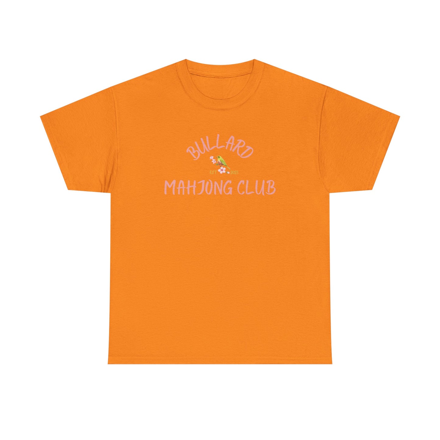 Bullard Mahjong Club Unisex Heavy Cotton Tee - Casual Gaming Shirt