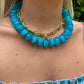 Bailey Chunky Beaded Necklace- Multi