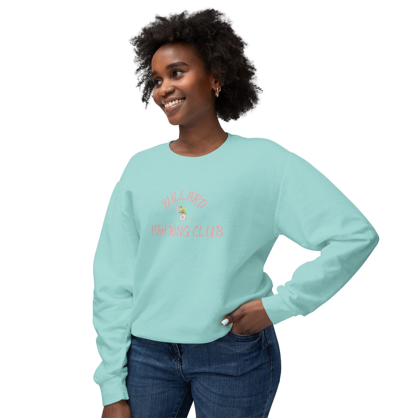 Bullard Mahjong Unisex Lightweight Crewneck Sweatshirt