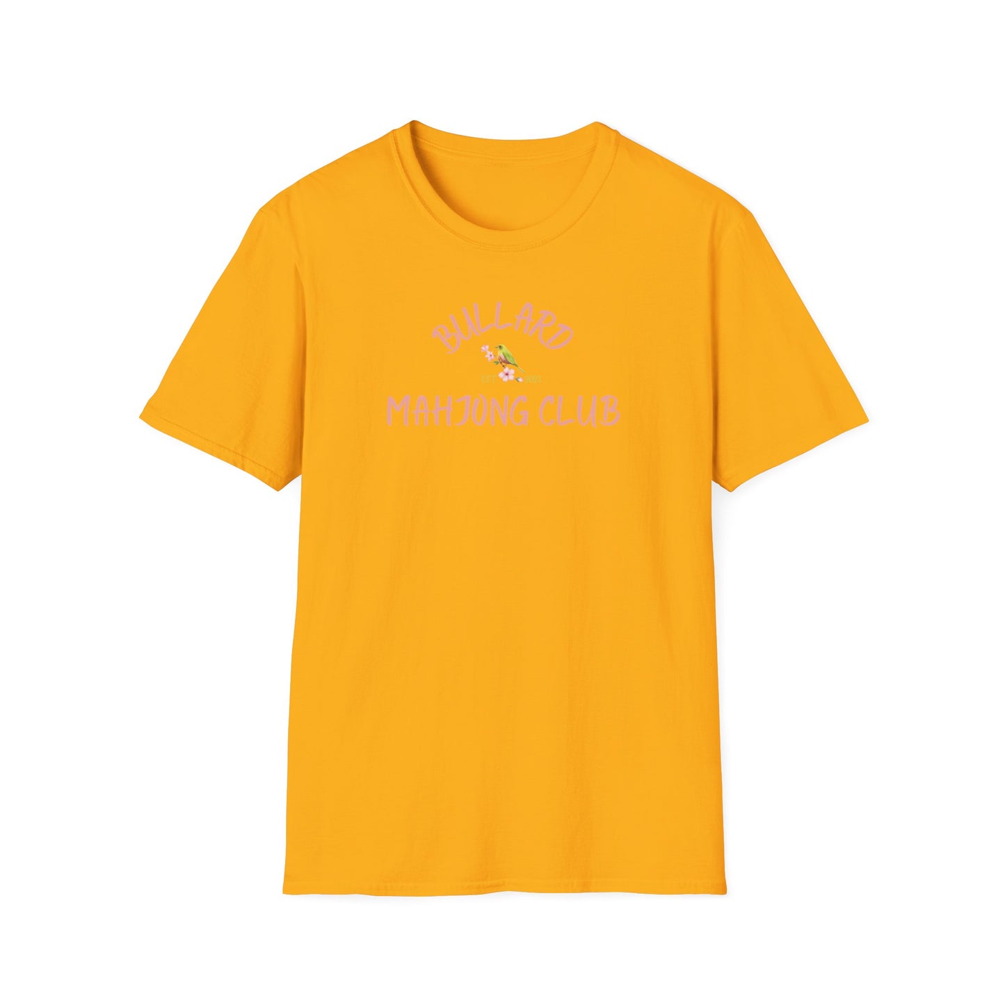 Bullard Mahjong Club Unisex Softstyle T-Shirt - Casual Fun for Game Lovers