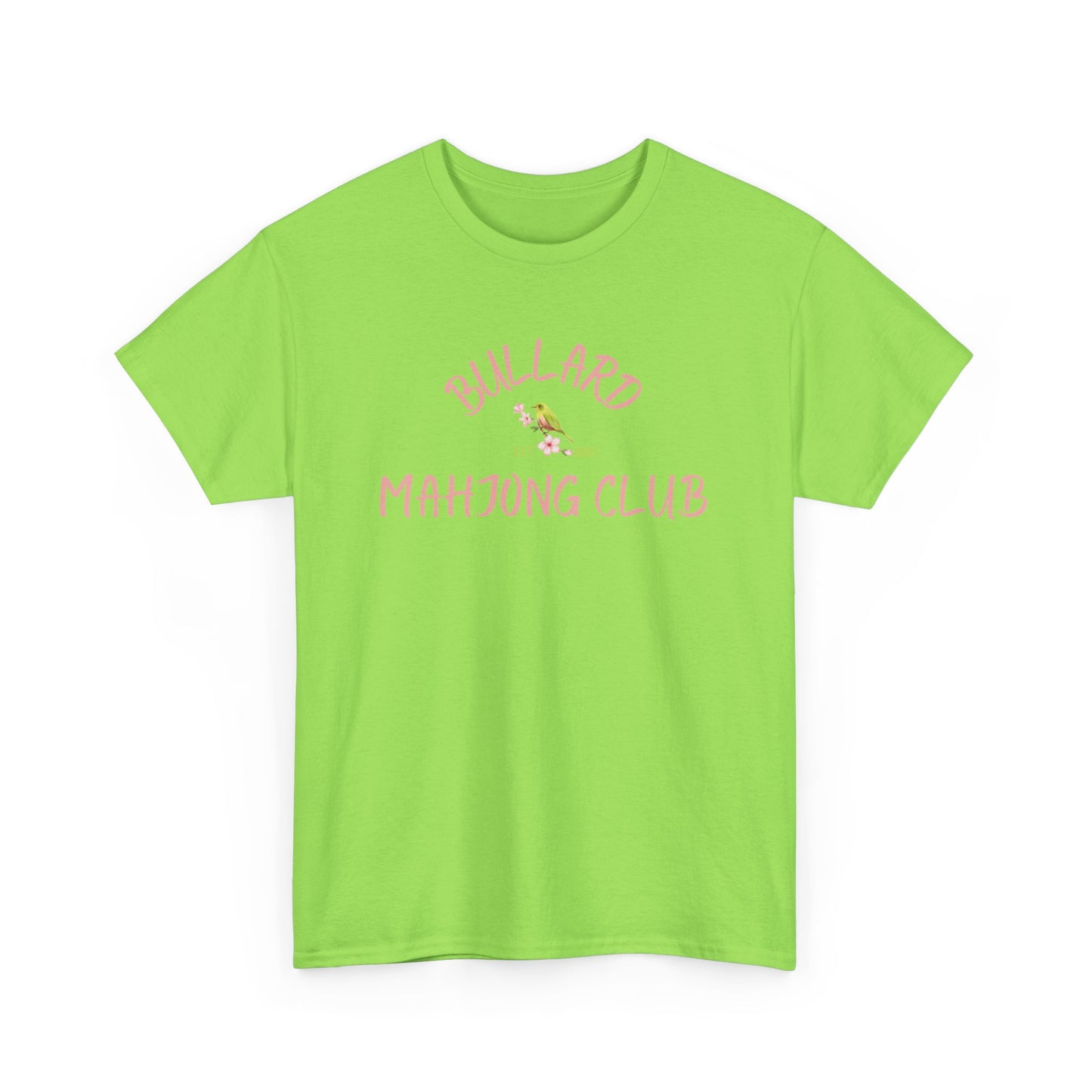 Bullard Mahjong Club Unisex Heavy Cotton Tee - Casual Gaming Shirt