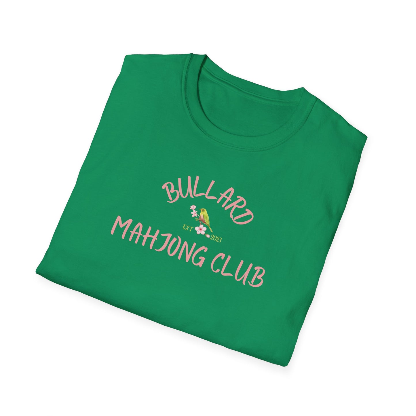 Bullard Mahjong Club Unisex Softstyle T-Shirt - Casual Fun for Game Lovers