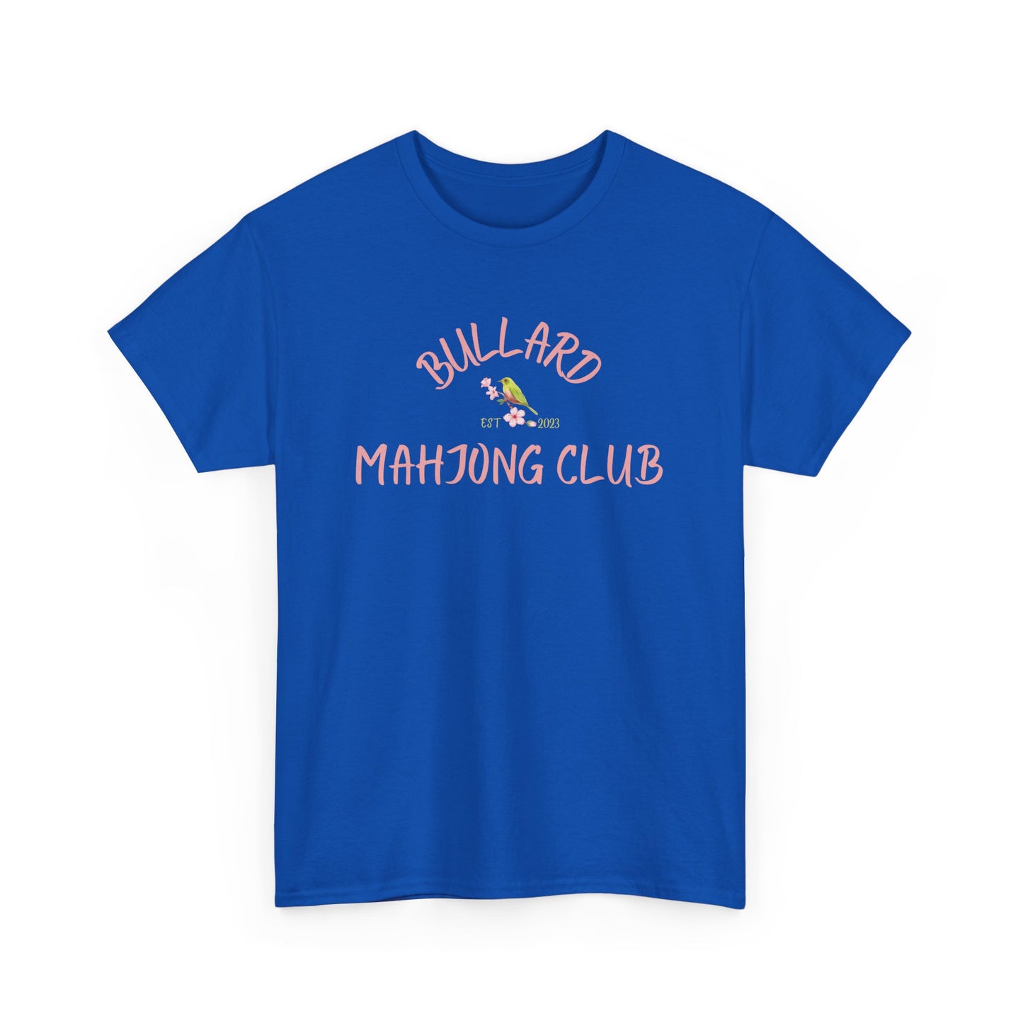 Bullard Mahjong Club Unisex Heavy Cotton Tee - Casual Gaming Shirt