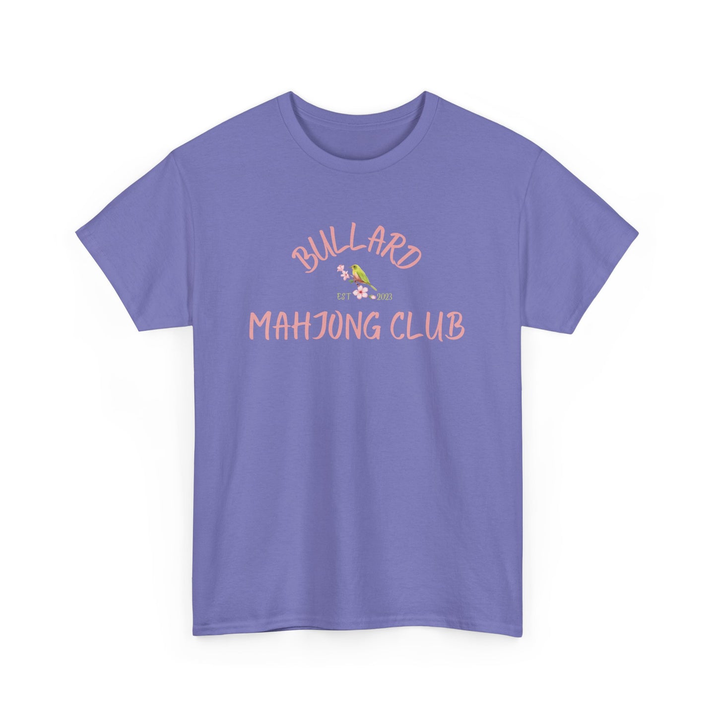Bullard Mahjong Club Unisex Heavy Cotton Tee - Casual Gaming Shirt