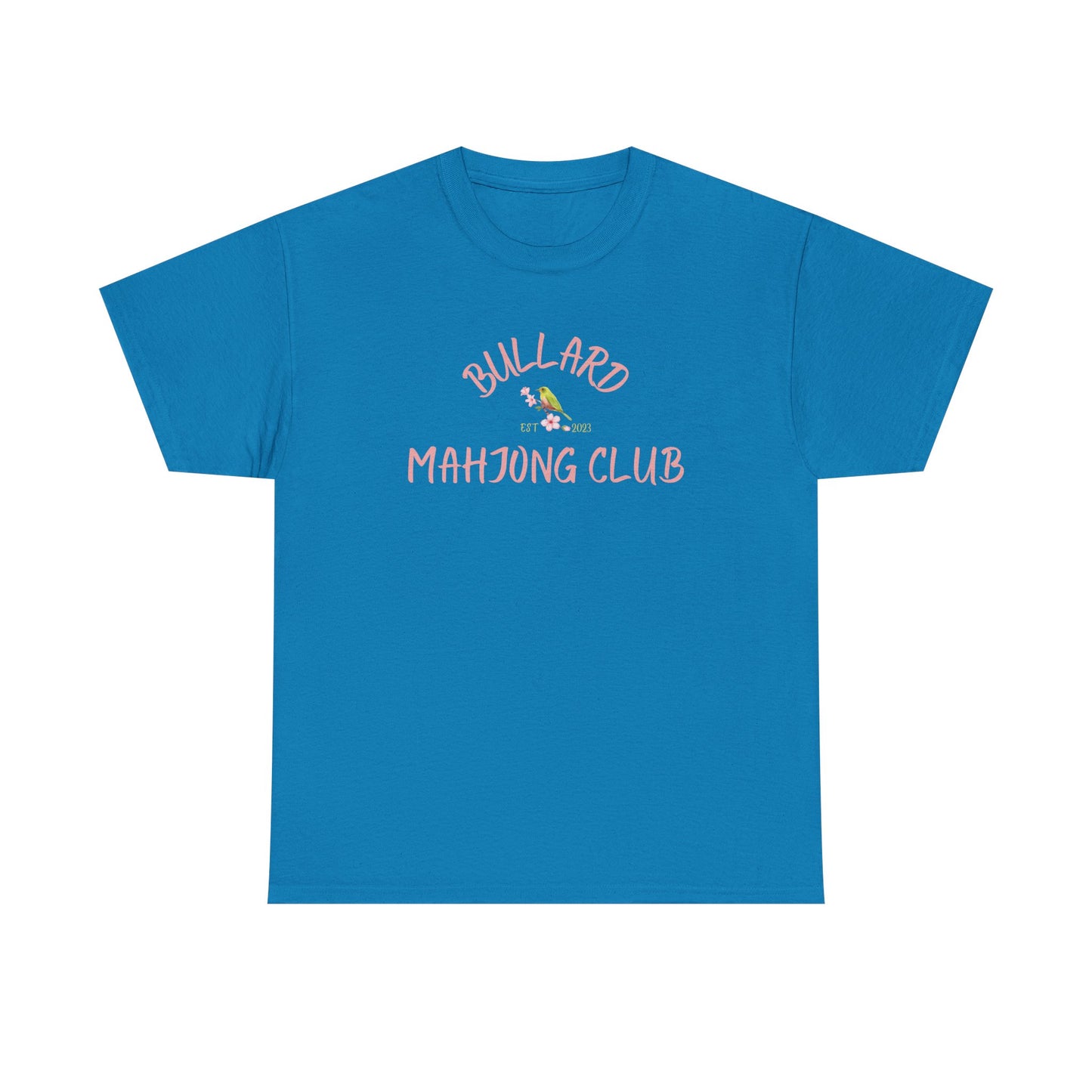 Bullard Mahjong Club Unisex Heavy Cotton Tee - Casual Gaming Shirt