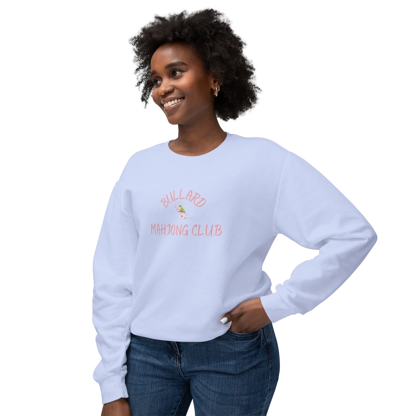 Bullard Mahjong Unisex Lightweight Crewneck Sweatshirt