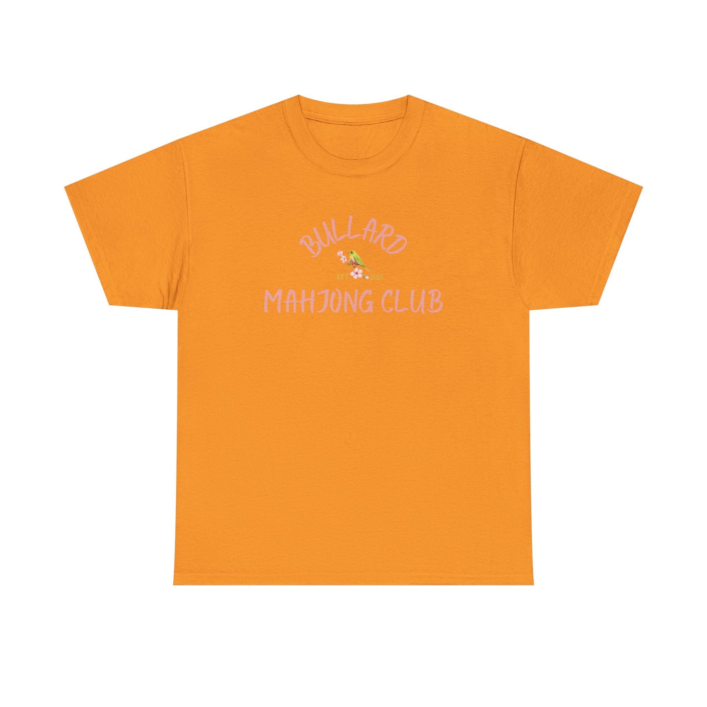 Bullard Mahjong Club Unisex Heavy Cotton Tee - Casual Gaming Shirt