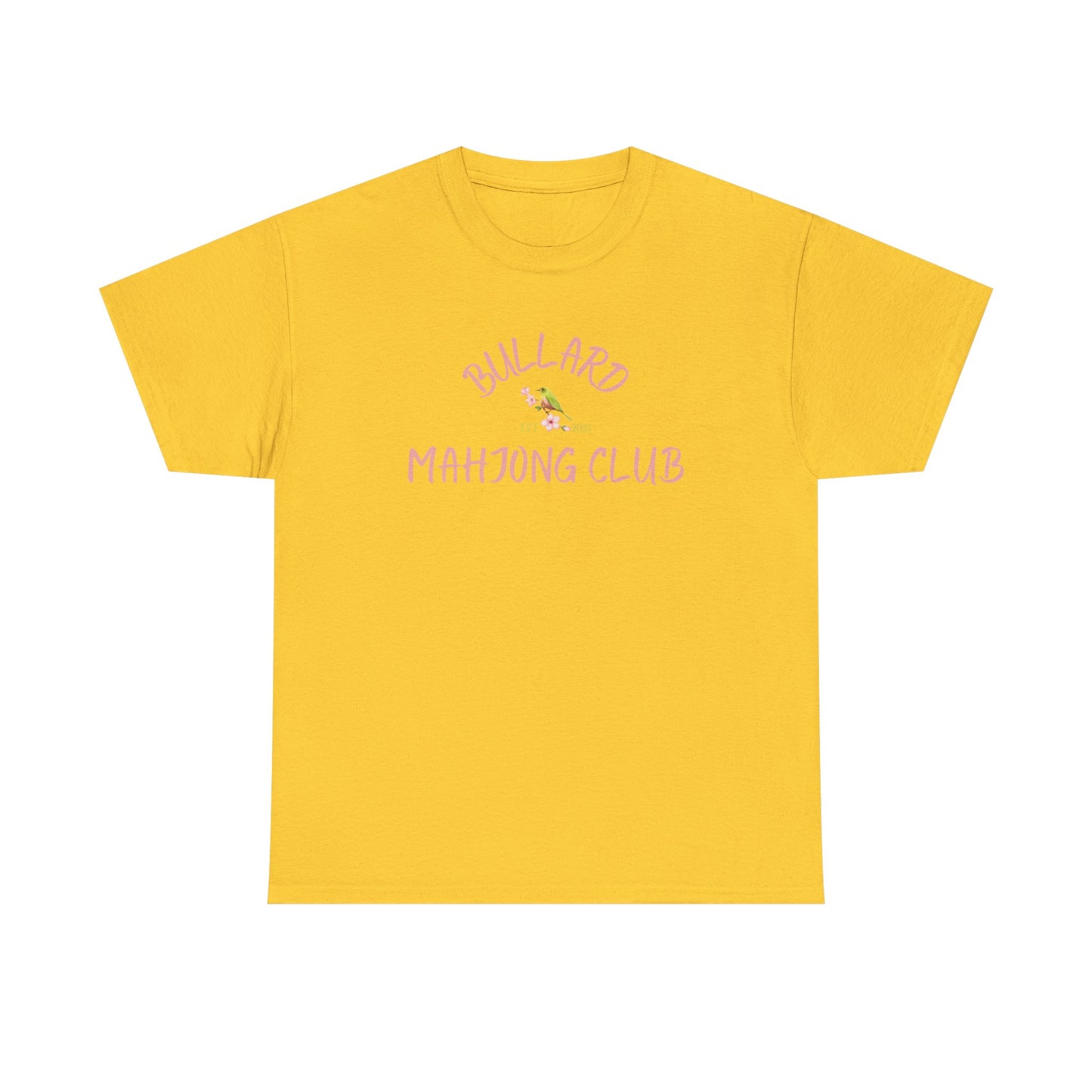 Bullard Mahjong Club Unisex Heavy Cotton Tee - Casual Gaming Shirt