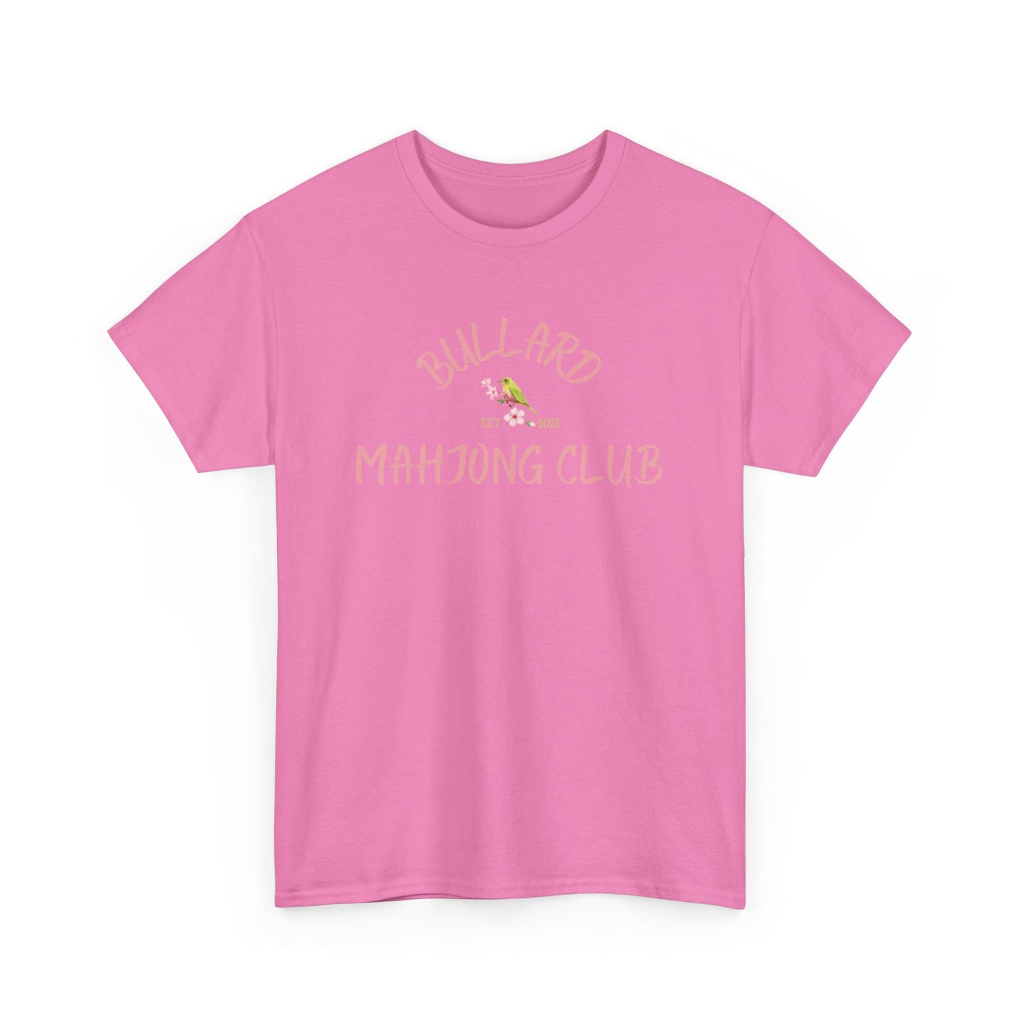 Bullard Mahjong Club Unisex Heavy Cotton Tee - Casual Gaming Shirt
