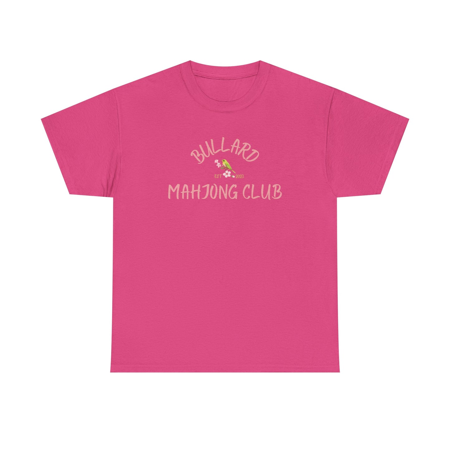 Bullard Mahjong Club Unisex Heavy Cotton Tee - Casual Gaming Shirt