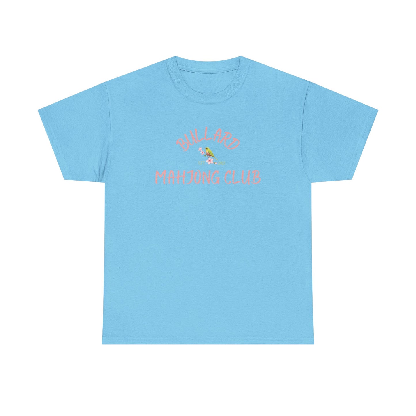 Bullard Mahjong Club Unisex Heavy Cotton Tee - Casual Gaming Shirt