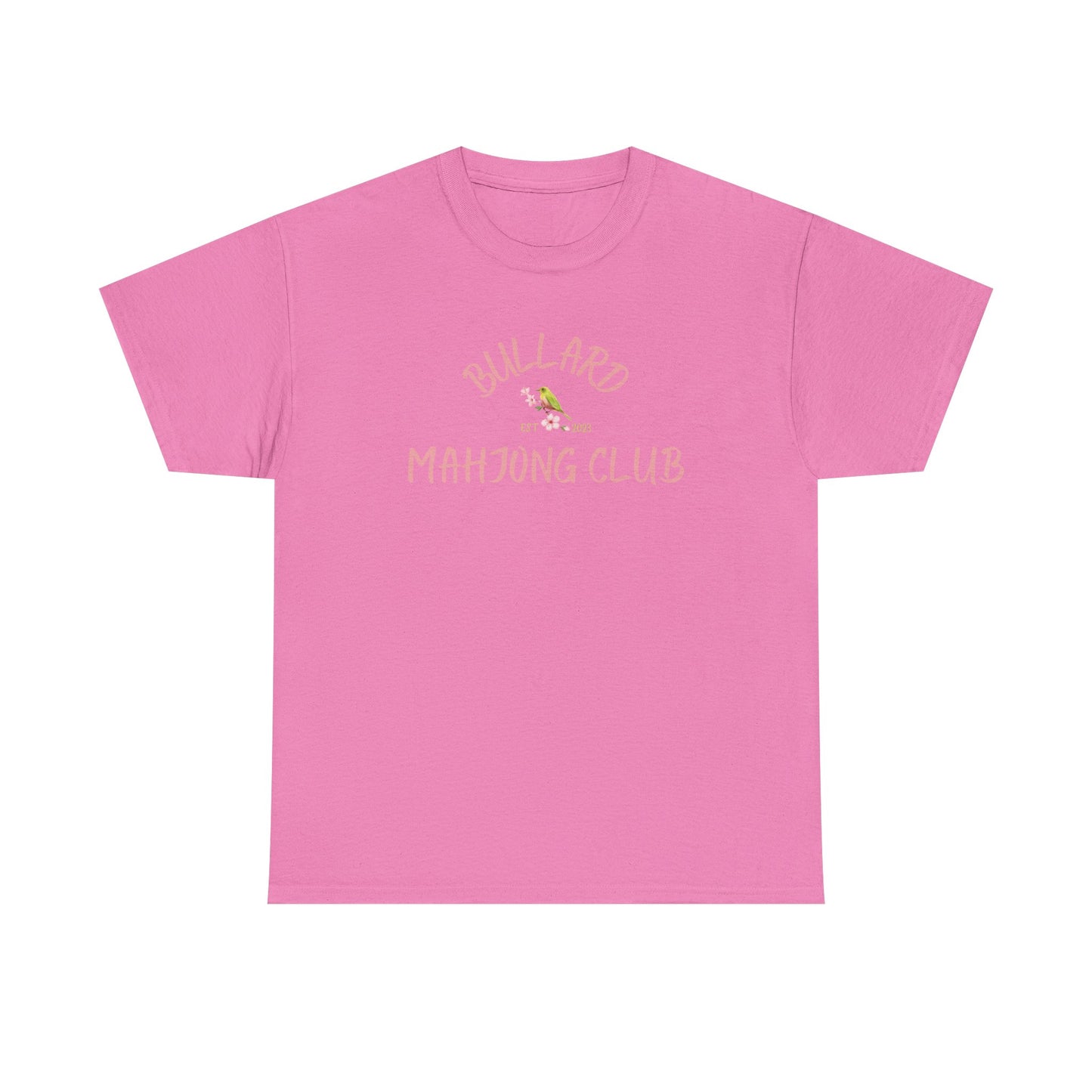 Bullard Mahjong Club Unisex Heavy Cotton Tee - Casual Gaming Shirt