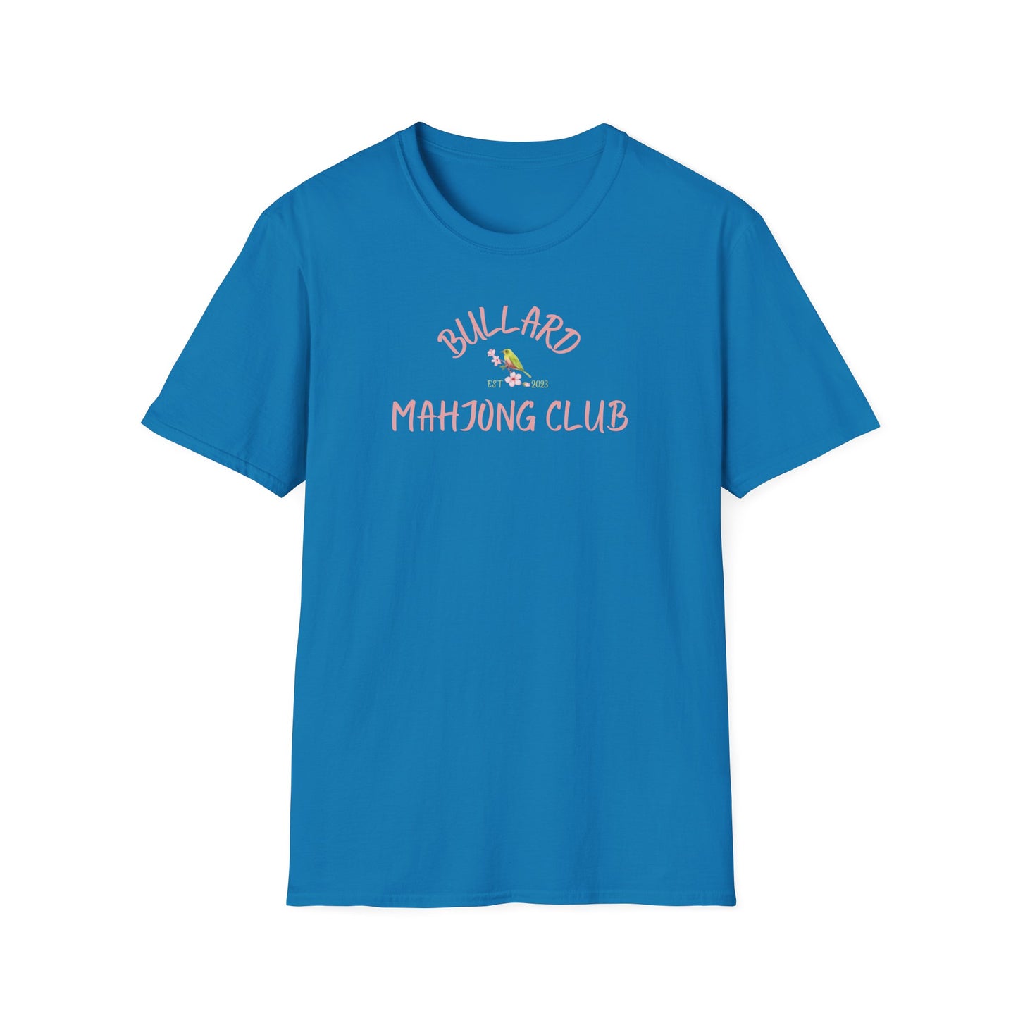 Bullard Mahjong Club Unisex Softstyle T-Shirt - Casual Fun for Game Lovers