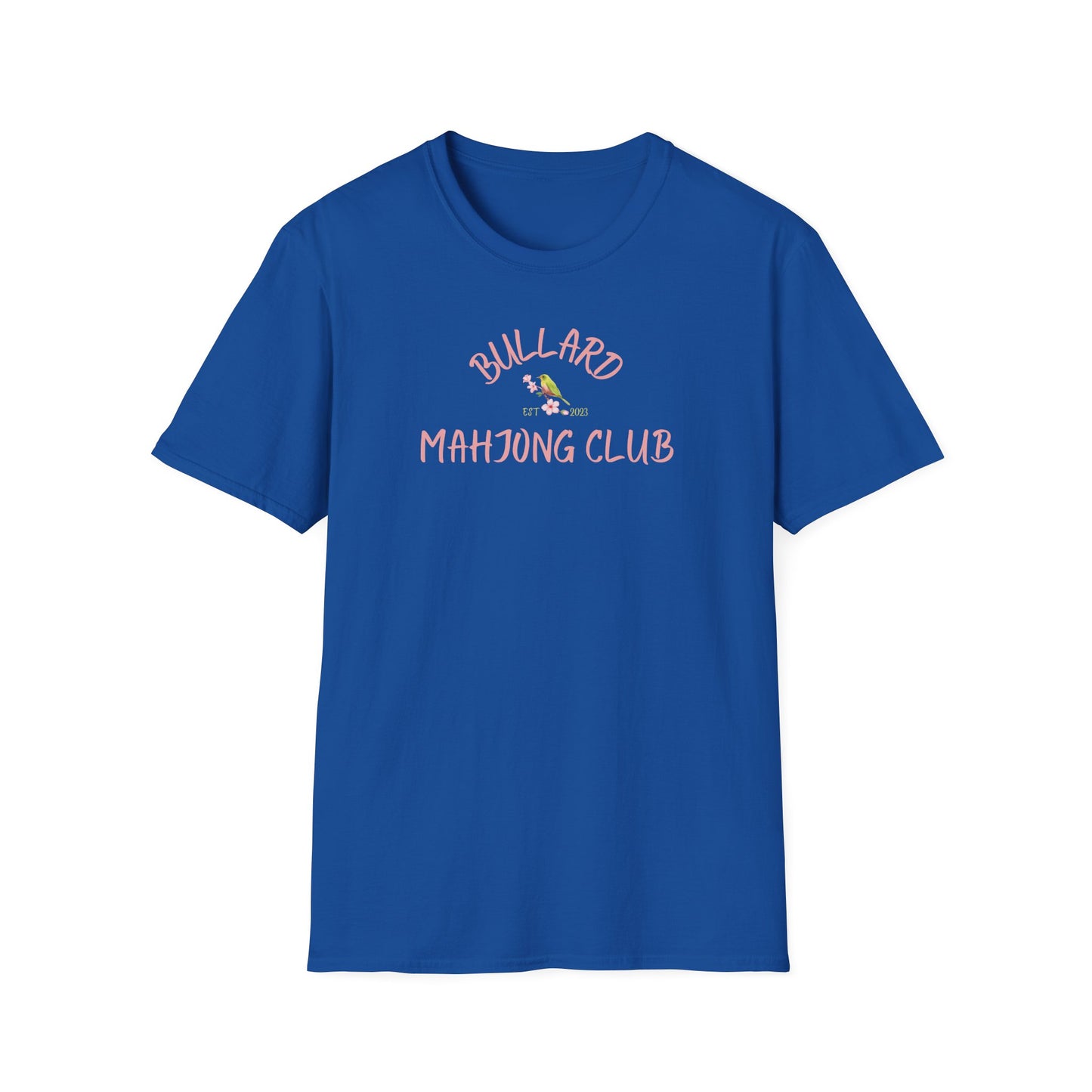 Bullard Mahjong Club Unisex Softstyle T-Shirt - Casual Fun for Game Lovers