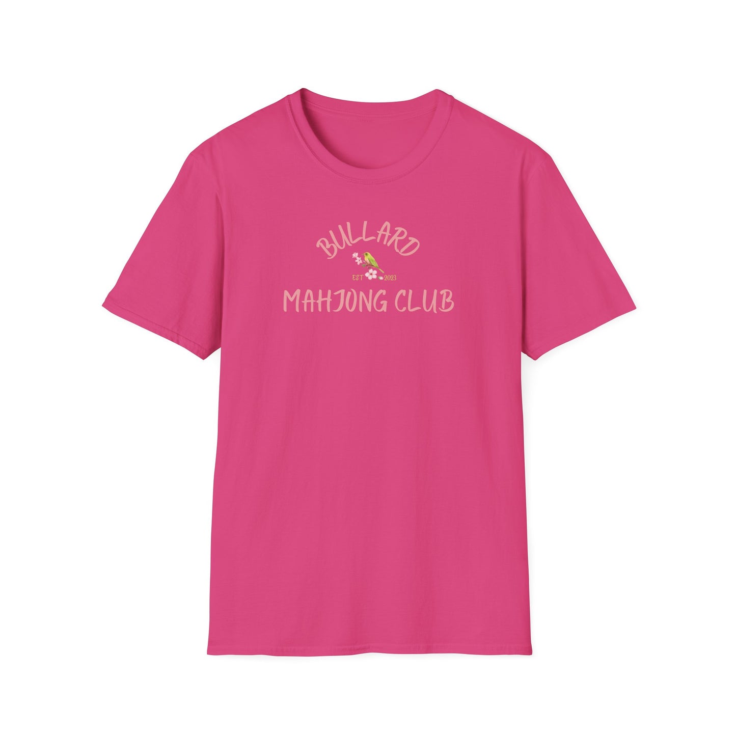 Bullard Mahjong Club Unisex Softstyle T-Shirt - Casual Fun for Game Lovers
