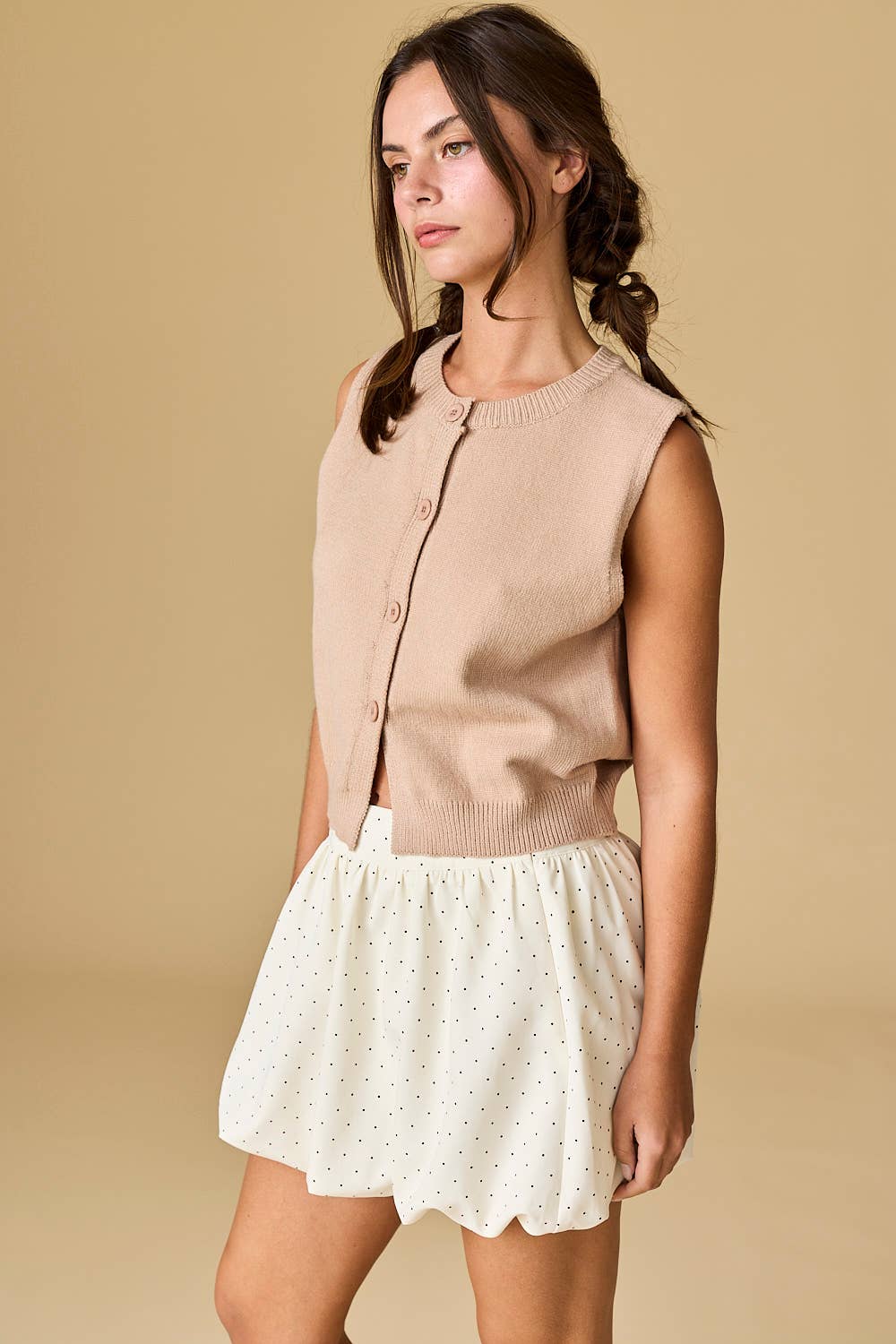 Button Down Sweater Vest