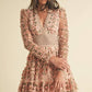 Floral Lace Mini Dress