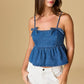 Bow DenimTop