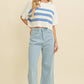 RIBBED KNIT SWEATER TOP