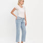 MID RISE CROP  DAD JEANS