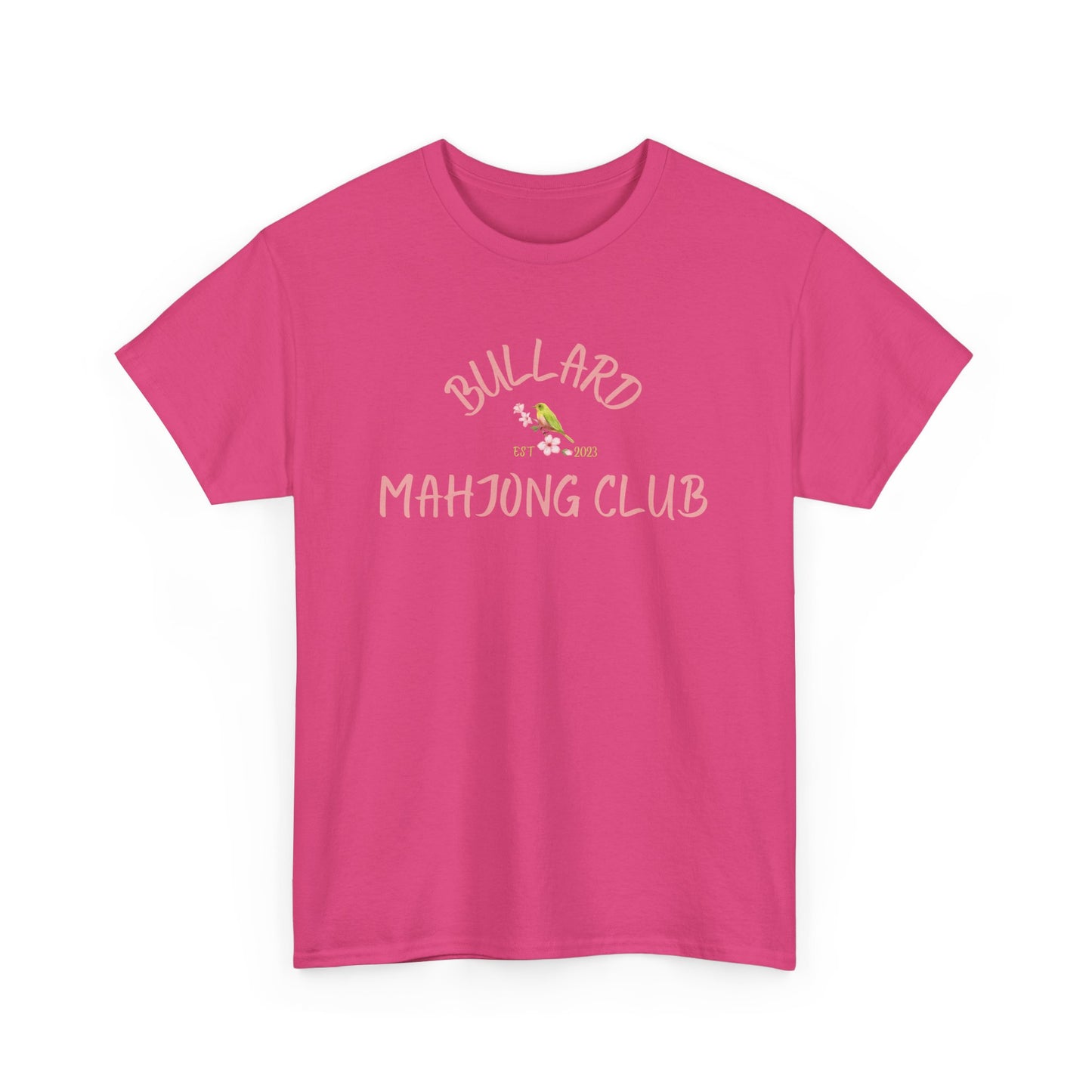 Bullard Mahjong Club Unisex Heavy Cotton Tee - Casual Gaming Shirt