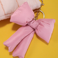 Pink Bow Knot Keychain