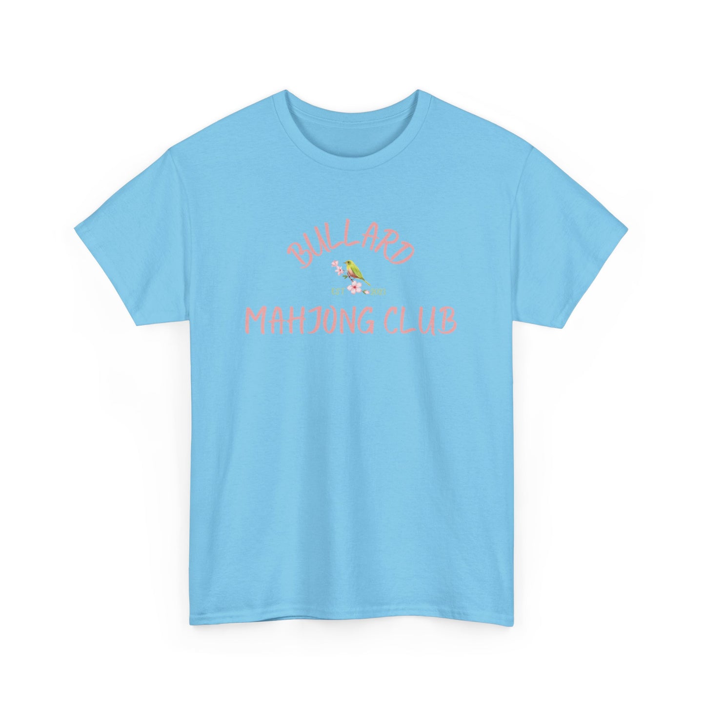 Bullard Mahjong Club Unisex Heavy Cotton Tee - Casual Gaming Shirt