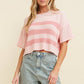 RIBBED KNIT SWEATER TOP