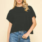 DROPPED SHOULDER SWEATER TOP