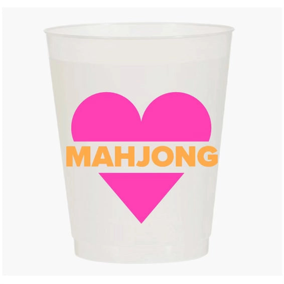 “Heart Mahjong” Frost Flex Cups