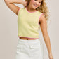 SLEEVELESS SWEATER