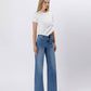 TUMMY CONTROL SUPER HIGH RISE BAGGY WIDE JEANS LV1574