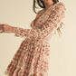 Floral Lace Mini Dress
