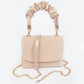 Nylon Wrinkle Handle Crossbody Bag