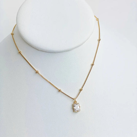 STASSI NECKLACE - GOLD FILLED CHAIN