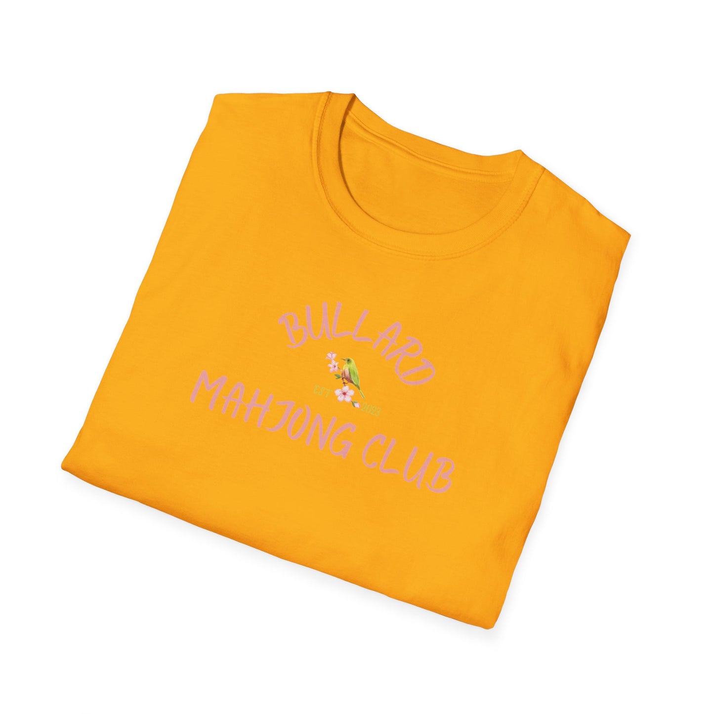 Bullard Mahjong Club Unisex Softstyle T-Shirt - Casual Fun for Game Lovers