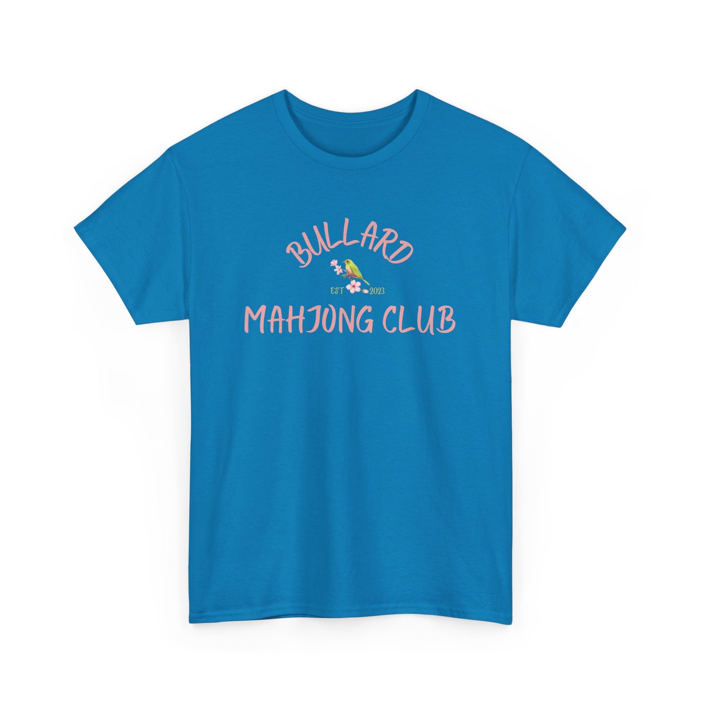 Bullard Mahjong Club Unisex Heavy Cotton Tee - Casual Gaming Shirt