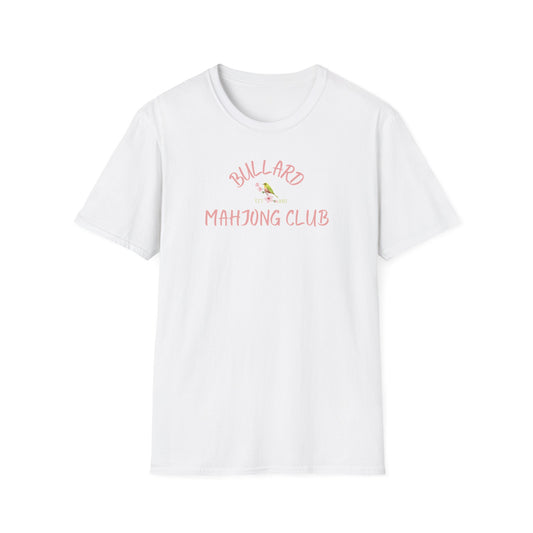Bullard Mahjong Club Unisex Softstyle T-Shirt - Casual Fun for Game Lovers