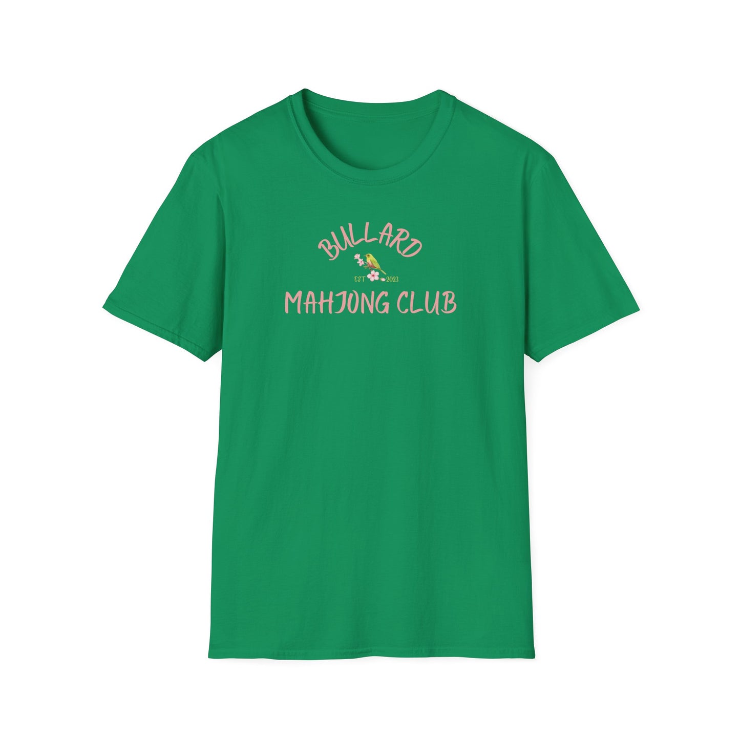 Bullard Mahjong Club Unisex Softstyle T-Shirt - Casual Fun for Game Lovers