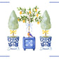 CHINOISERIE insert set of 10