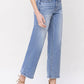 MID RISE CROP  DAD JEANS