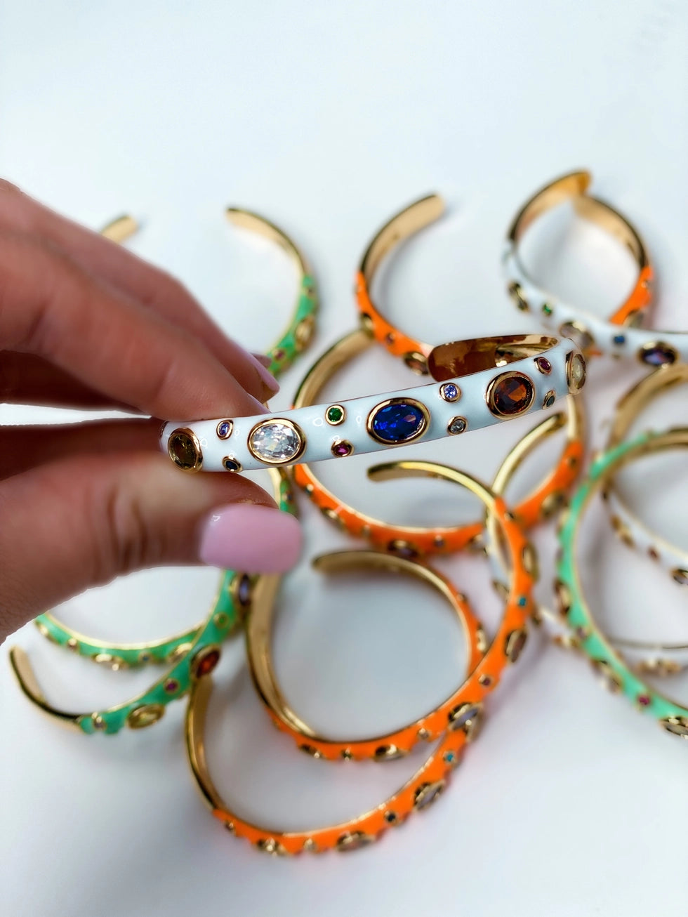 PORSHA ENAMEL BANGLES